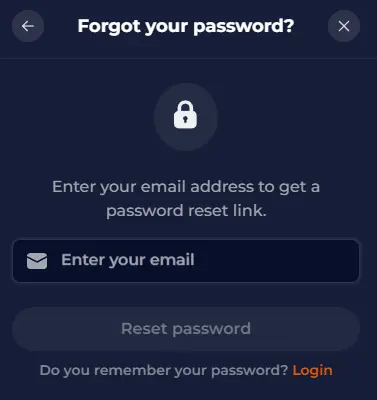 Password Recovery Form