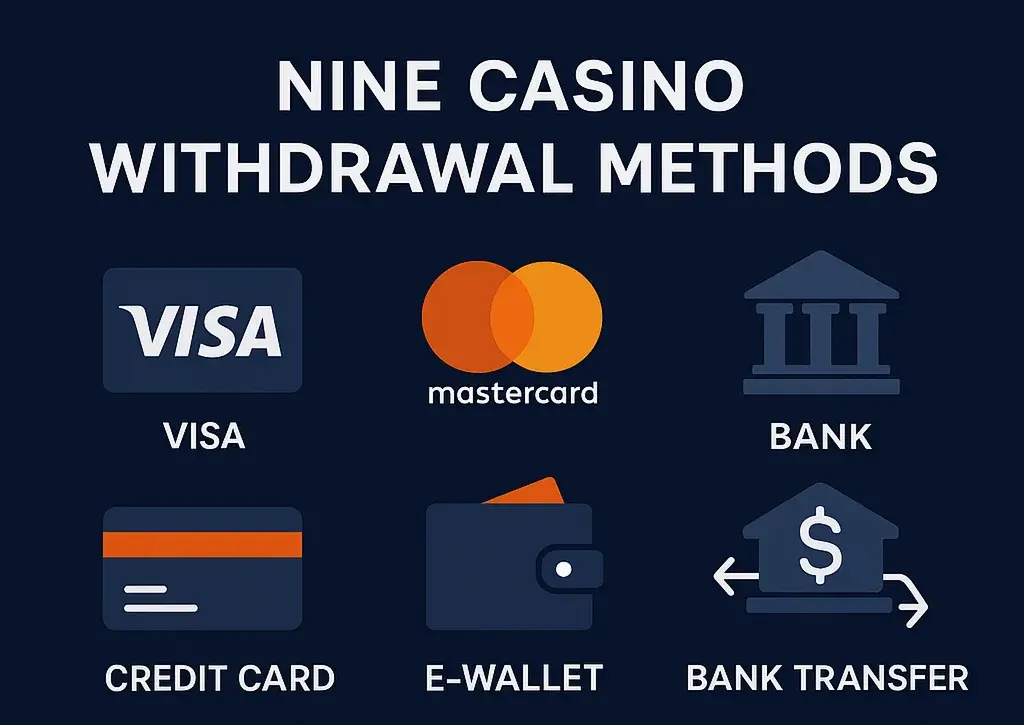 Nine Casino Withdrawal Methods