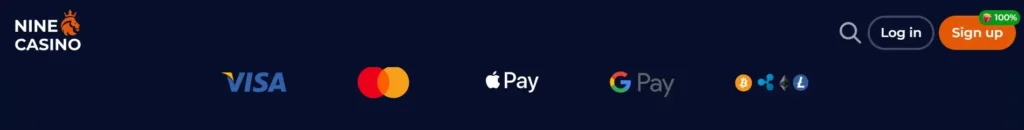 Nine Casino Deposit Methods